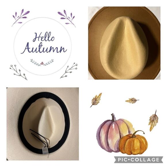 Unisex Gradient Color Felt Fedora - Picture 1 of 1